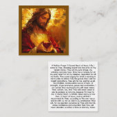 Sacred Heart of Jesus エンクロージャーカード (正面/裏面)
