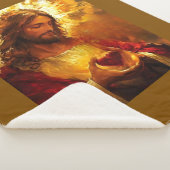 Sacred Heart of Jesus  シェルパブランケット (3/4)