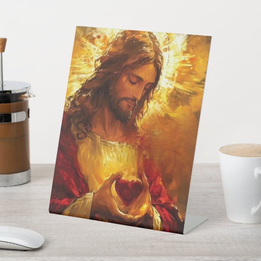 Sacred Heart of Jesus  台座サイン (インサイチュ)