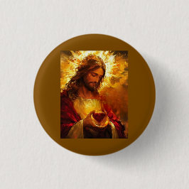 Sacred Heart of Jesus  缶バッジ