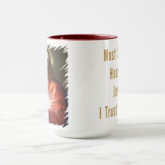 Sacred Heart of Jesus Catholic Batoni マグカップ (中央)