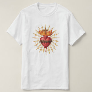 Sacred Heart of Jesus Catholic Traditional Tシャツ