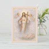 Sacred Heart of Jesus Cross Floral Angels (スタンド正面)