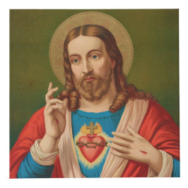 Sacred Heart of Jesus Prayer Cube フォトキューブ