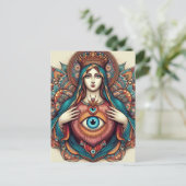 Sacred Heart Of Mary Protection From Evil ポストカード (スタンド正面)