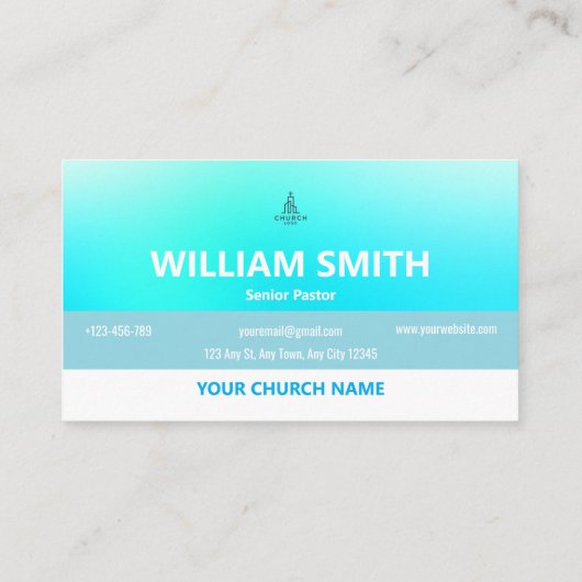 Sacred Heart Pastoral Business Card 名刺 (裏面)