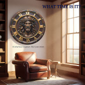 Sacred Heart Savior Portrait ラージ壁時計