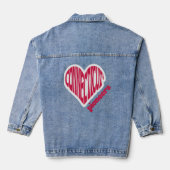 SACRED HEART UNIVERSITY パイオニアーズ デニムジャケット (裏面)