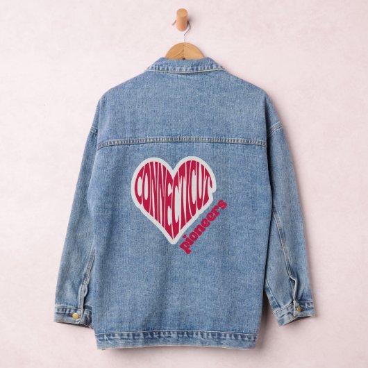 SACRED HEART UNIVERSITY パイオニアーズ デニムジャケット (ハンガー)