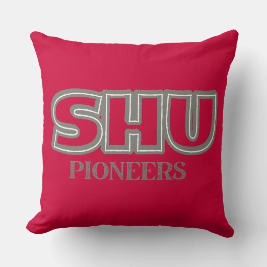 Sacred Heart University パイオニアーズ 枕 (正面)
