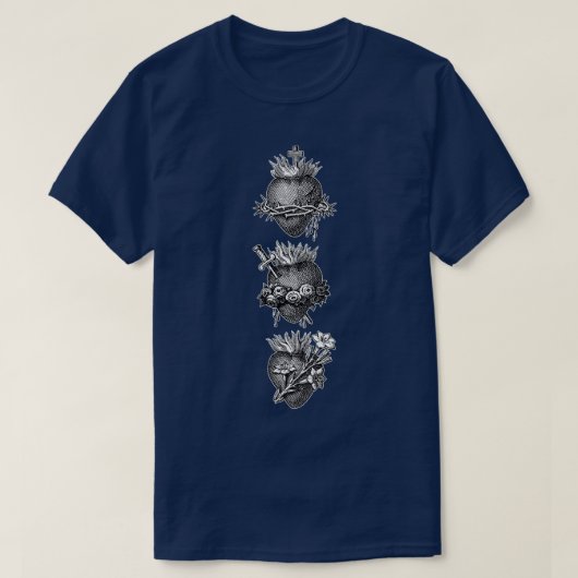 Sacred Hearts of the Holy Family Tシャツ (デザイン正面)