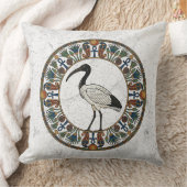 Sacred Ibis of Thoth: God of Wisdom Ancient Egypt クッション (ブランケット)