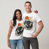【Sacred Japan – Mount Fuji Dragon & Crane T-Shirt】 Tシャツ (ユニセックス)