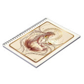 Sacred Lotus Goddess Spiritual  ノートブック (左側)