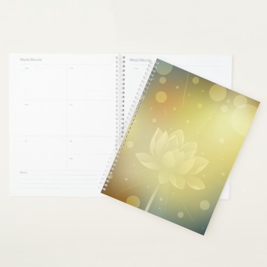 Sacred Lotus Hardcover Daily Planner プランナー手帳 (ディスプレー)
