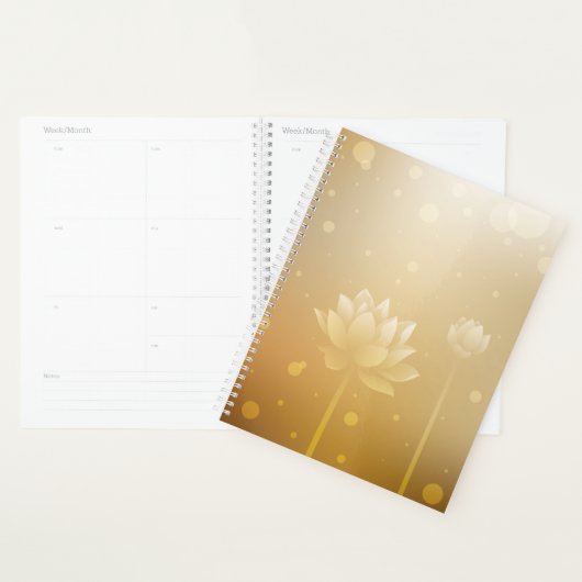 Sacred Lotus Hardcover Daily Planner プランナー手帳 (ディスプレー)