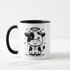  Sacred Moo-Ment Holy Cow Mug – Floating Cow  マグカップ