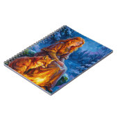 Sacred Nature: Celtic Goddess Brigid Art on Canvas ノートブック (左側)