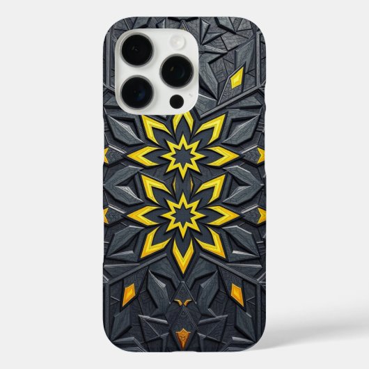 Sacred Persian Girih Pattern | Elegant Geometric  Case-Mate iPhoneケース (裏面)