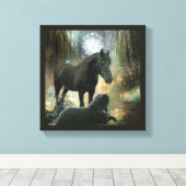 Sacred Retreat - Wrapped Canvas キャンバスプリント (インサイチュ (ウッドフロア))