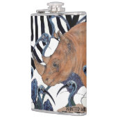 Sacred Rhino フラスク (左)