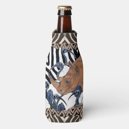 Sacred Rhino ボトルクーラー (ボトル正面)