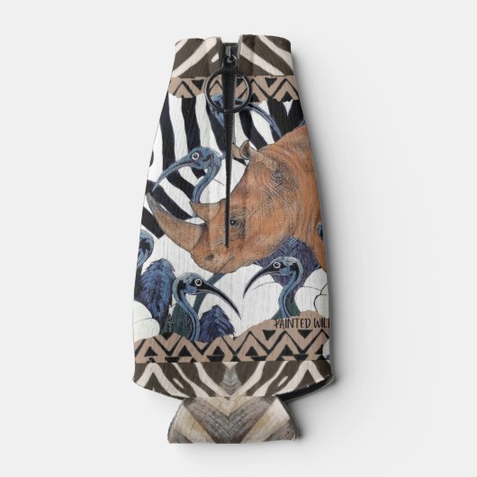 Sacred Rhino ボトルクーラー (裏面)