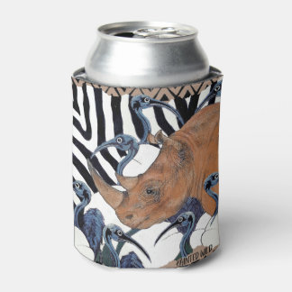 Sacred Rhino Can Cooler – African Wildlife Art   缶クーラー