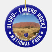 Sacred Rock of Australia – Uluru National Park セラミックオーナメント (裏面)