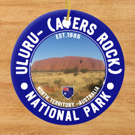 Sacred Rock of Australia – Uluru National Park セラミックオーナメント