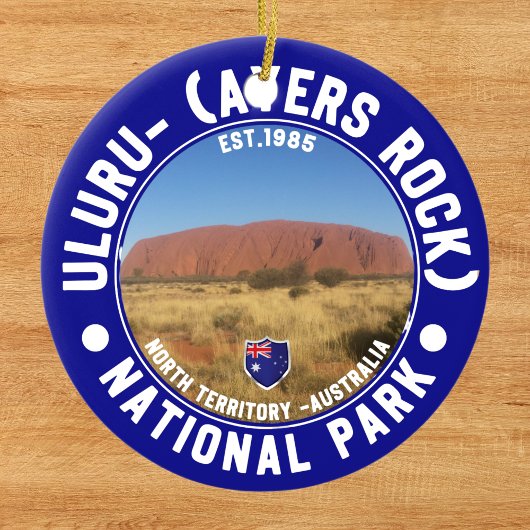 Sacred Rock of Australia – Uluru National Park セラミックオーナメント