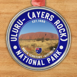 Sacred Rock of Australia – Uluru National Park メタルオーナメント