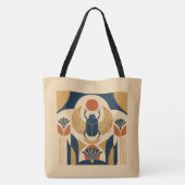 Sacred Scarab Egyptian Tote Bag トートバッグ (裏面)