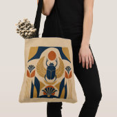 Sacred Scarab Egyptian Tote Bag トートバッグ (クローズアップ)