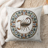 Sacred Scorpion of Serket: Ancient Egyptian Art クッション (ブランケット)
