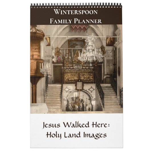 Sacred Sites in the Holy Land Calendar カレンダー (カバー)