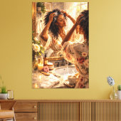 Sacred Solitude: Holy Stillness with God キャンバスプリント (インサイチュ (リビング))