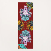 Sacred Stillness-Succulents and Skulls ヨガマット (正面)