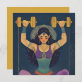 Sacred Strength Goddess Encouragement Card シーズンカード (正面/裏面)