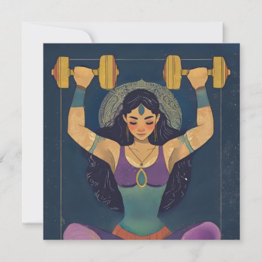 Sacred Strength Goddess Encouragement Card シーズンカード (正面)