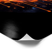 Sacred Tiger – Cosmic Balance | Mystical Tiger Fan ポスター (コーナー)