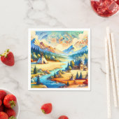 Sacred Valley Symbolic Gathering Design スタンダードカクテルナプキン (インサイチュ)