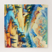 Sacred Valley Symbolic Landscape Composition ジグソーパズル (横)