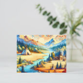 Sacred Valley Symbolic Landscape Design ポストカード (スタンド正面)