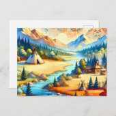 Sacred Valley Symbolic Landscape Design ポストカード (正面/裏面)