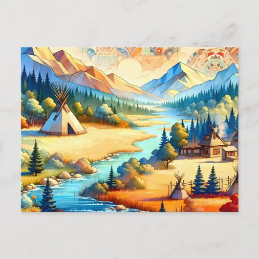 Sacred Valley Symbolic Landscape Design ポストカード (正面)