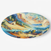 Sacred Valley Symbolic Seasonal Artwork ペーパープレート (アングル)