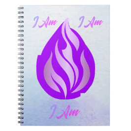 Sacred Violet Flame - I Am ノートブック