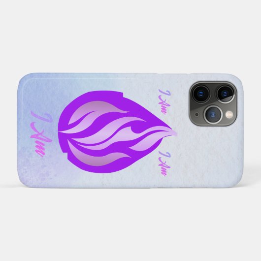 Sacred Violet Flame - I Am Case-Mate iPhoneケース (裏面(横))