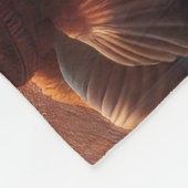 Sacred Zen Waterfall Luxury Fleece Blanket フリースブランケット (角)